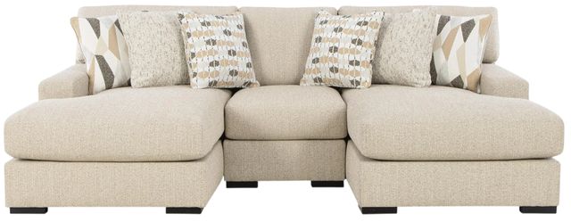 Benchcraft® Laurelgrove 3-Piece Pebble U-Shape Sectional and Chaise-0