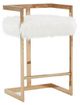 VIG Furniture Modrest Halifax Rosegold/White Counter Stool-0