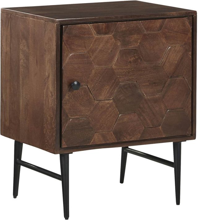 Signature Design by Ashley® Dorvale Brown Accent Cabinet-1