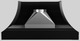 Vent-A-Hood® Designer Series 60" Black Wall Mounted Range Hood-3
