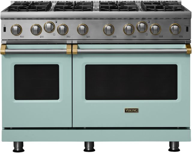 Viking® 5 Series 48" Splash Pro Style Gas Range-0