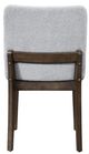 New Classic® Home Furnishings Kody Dark Walnut/Stone Gray Dining Side Chair-4