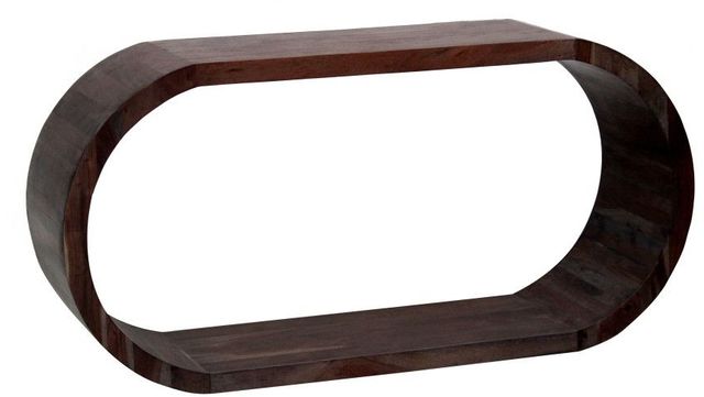 Porter International Designs Ellipse Brown Console Table-0