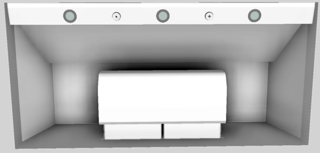 Vent-A-Hood® 48" White Wall Mounted Liner Insert-2
