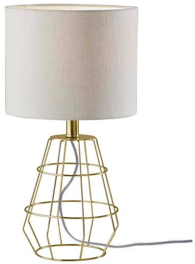 Adesso® Victor Antique Brass Table Lamp-0