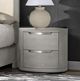 Furniture of America® Osterley Light Gray Nightstand-0
