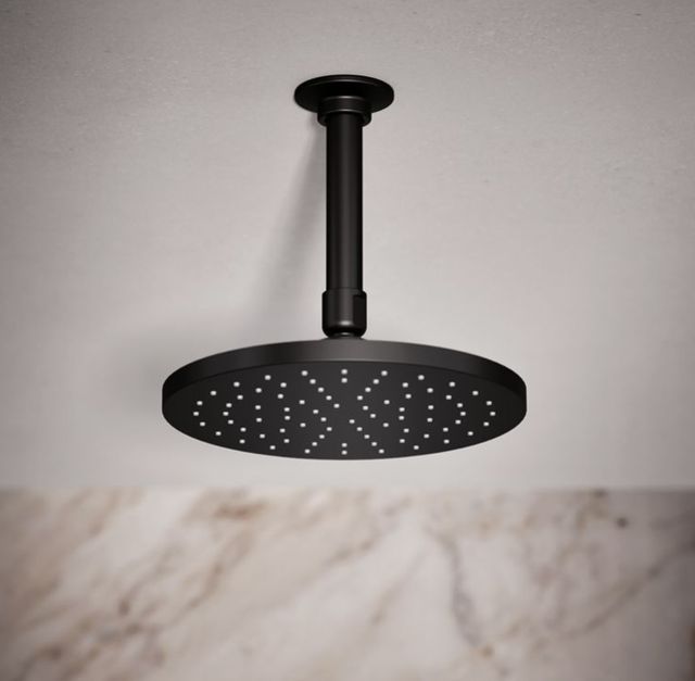 KOHLER® Contemporary Matte Black 1.75 GPM Round 10" Single-Function Rainhead-1