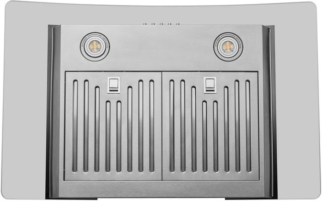 Hauslane Chef Series 30" Stainless Steel Canopy Wall Mounted Range Hood with Replaceable Lights-3