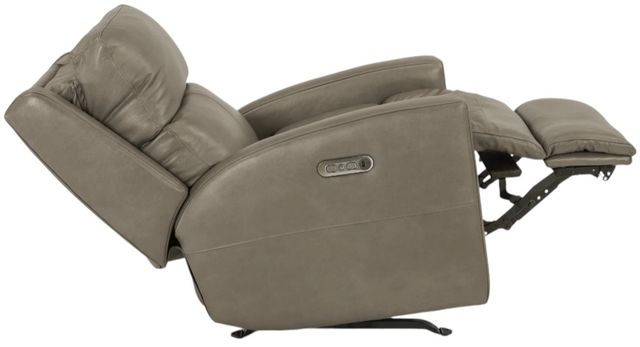 Flexsteel® Customizable Catalina Leather Power Rocking Recliner with Power Headrest-1