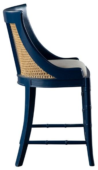 Furniture Classics Satin Blue Counter Stool-1