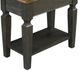 John Thomas Furniture® Vista Coal/Hickory Side Table-1