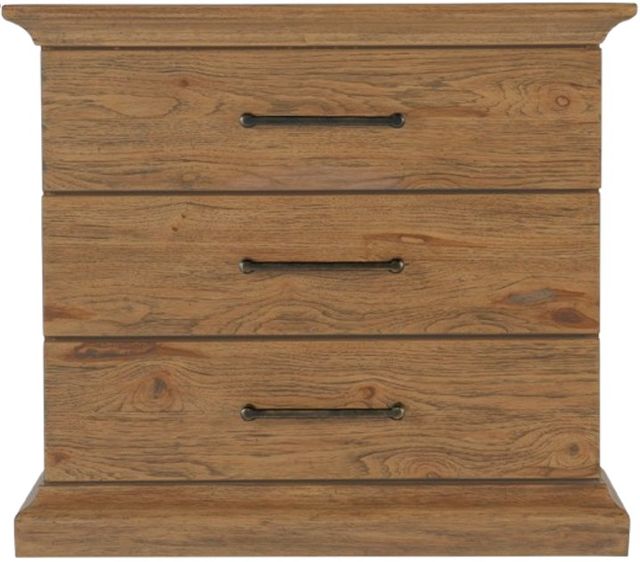 Hooker® Furniture Big Sky Vintage Natural 3-Drawer Nightstand-2