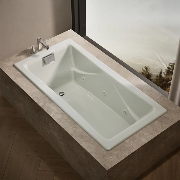 KOHLER® Tea-For-Two® Dune 71.75" X 36" Drop-In/undermount Whirlpool Bath-2