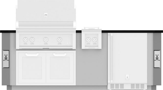 Hestan® GE Series 8' Stainless Steel Outdoor Living Suite