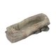 A & B Home Nickel 9" Log Planter with Mushroom-2