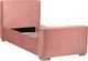TOV Furniture Madison Dusty Rose Twin Velvet Bed-0