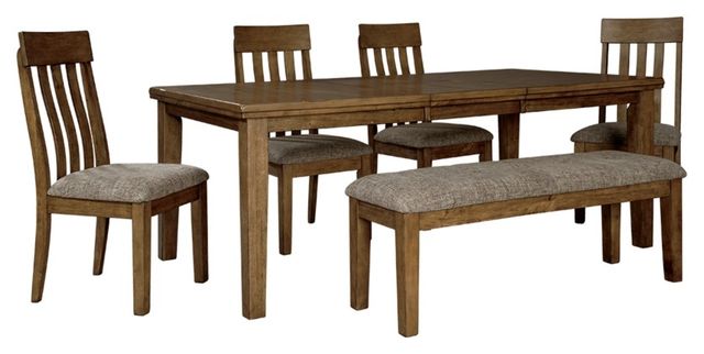 Benchcraft® Flaybern 6-Piece Brown Dining Set-0