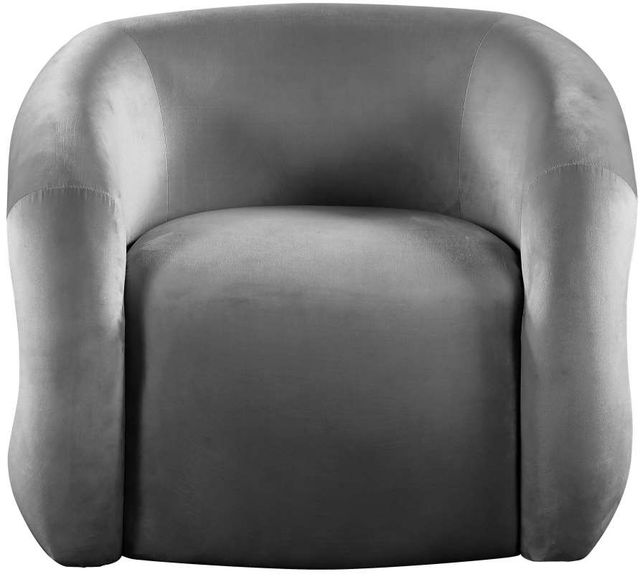 Meridian Furniture Roxbury Grey Velvet Accent Chair-1
