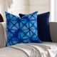 Surya Azora Bright Blue 20"x20" Toss Pillow with Polyester Insert-2