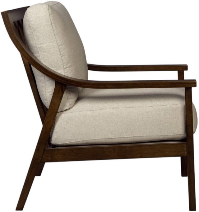 Craftmaster® Customizable CM Modern Slatted Back Accent Chair-2