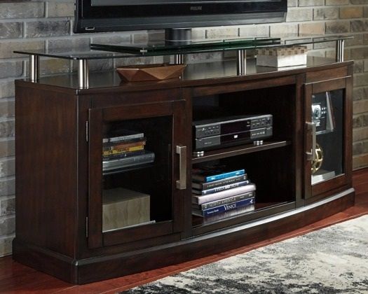 Signature Design by Ashley® Chanceen Dark Brown 60" TV Stand-1