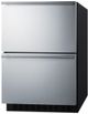 Summit® 4.0 Cu. Ft. Stainless Steel Freezer Drawers-1