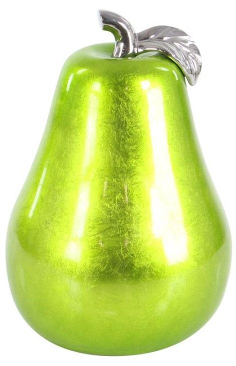 Deco Marche Green Pear Sculpture-1