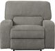 Mazin Furniture Borneo Mocha Power Reclining Chair with Power Headrest and USB Port-3