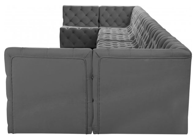 Meridian Furniture Tuft 9-Piece Grey Modular Sectional Set-3