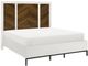 Homelegance® Oslo Walnut/White California King Panel Bed-0