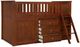Homelegance® Rowe Dark Cherry Youth Twin Low Loft Bunk Bed with Bookcase and Dresser-4