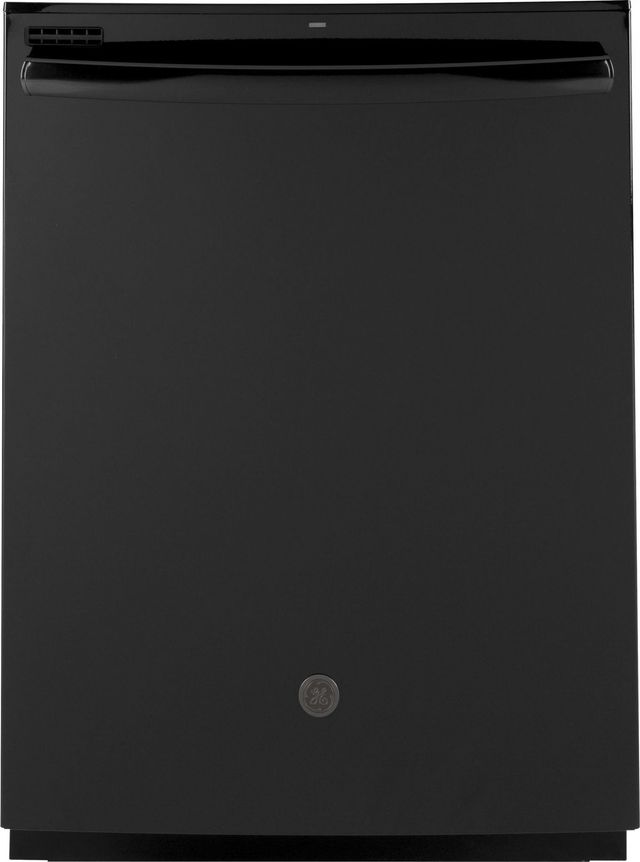 GE® 24" Black Built In Dishwasher-0