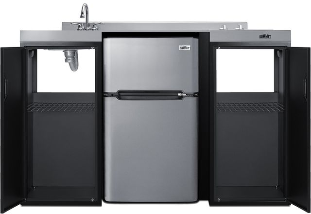 Summit® 54" Black All-in-one Kitchenette -2