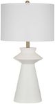 Bassett Mirror Binah White Table Lamp-0