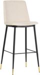 TOV Furniture Evora Cream Set of 2 Velvet Counter Stool-0