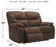 Signature Design by Ashley® Bolzano Coffee 2 Seat Reclining Sofa & Loveseat-2