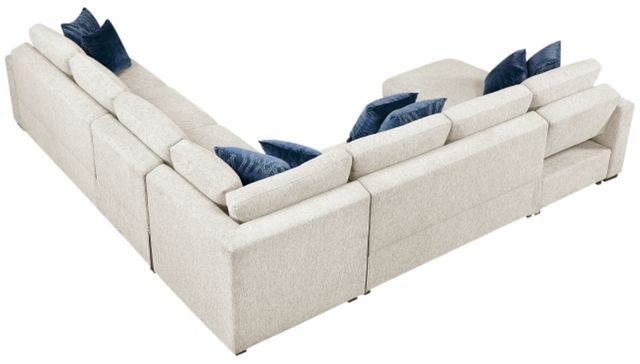Homelegance® Isla 5-Piece Beige Sectional with Convertible and Reversible Chaise-4
