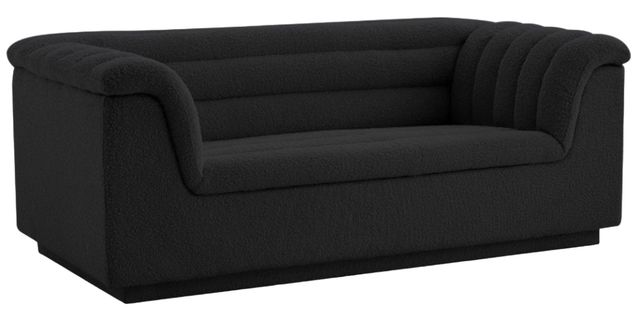 Meridian Furniture Cascade Black Loveseat-0