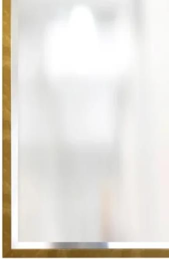 Stylecraft Gold Manufactured Mirror-1