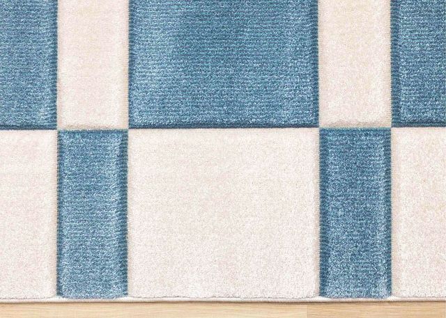 Kalora Interiors Folio Blue/White 5'x8' Area Rug-3
