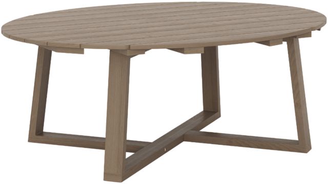 New Classic® Home Furnishings Carezza Natural Acacia Outdoor Coffee Table-0