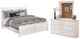 Signature Design by Ashley® Bostwick Shoals 2-Piece White King Panel Bed Set-0