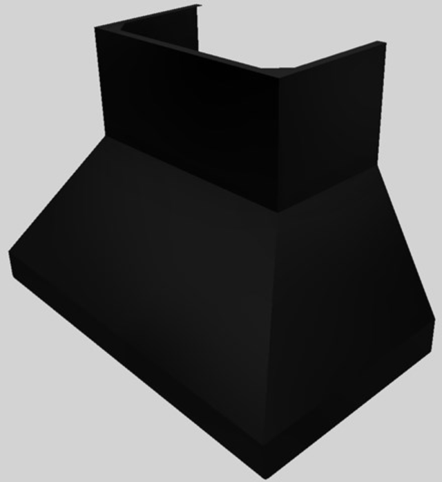 Vent-A-Hood® 42" Black Wall Mounted Range Hood-3