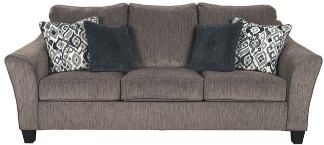 Signature Design by Ashley® Nemoli Slate Queen Sofa Sleeper-2