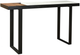 Moe's Home Collection Blox Black Console Table with Brown and White Top -2