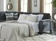Signature Design by Ashley® Abinger 2-Piece Smoke Left-Arm Facing Sofa Sleeper Sectional with Chaise-2
