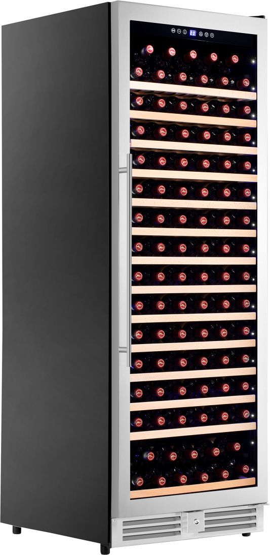 Avanti® 24" Stainless Steel Built-In or Freestanding Wine Cooler -1