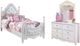 Signature Design by Ashley® Exquisite 2-Piece White Twin Poster Bed Set-0