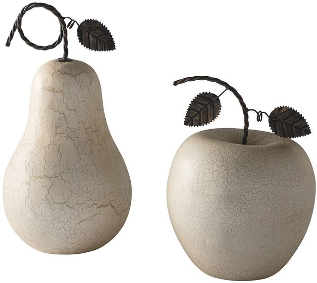 Signature Design by Ashley® Bidelia 2-Piece Antique White Sculpture Set-0