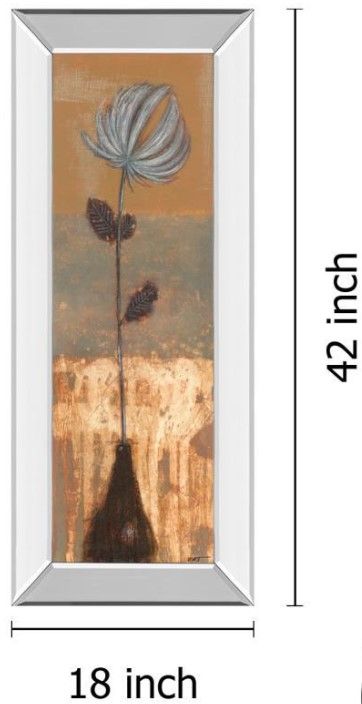 Classy Living Norman Wyatt Solitary Flower Il 42" Wall Art-2
